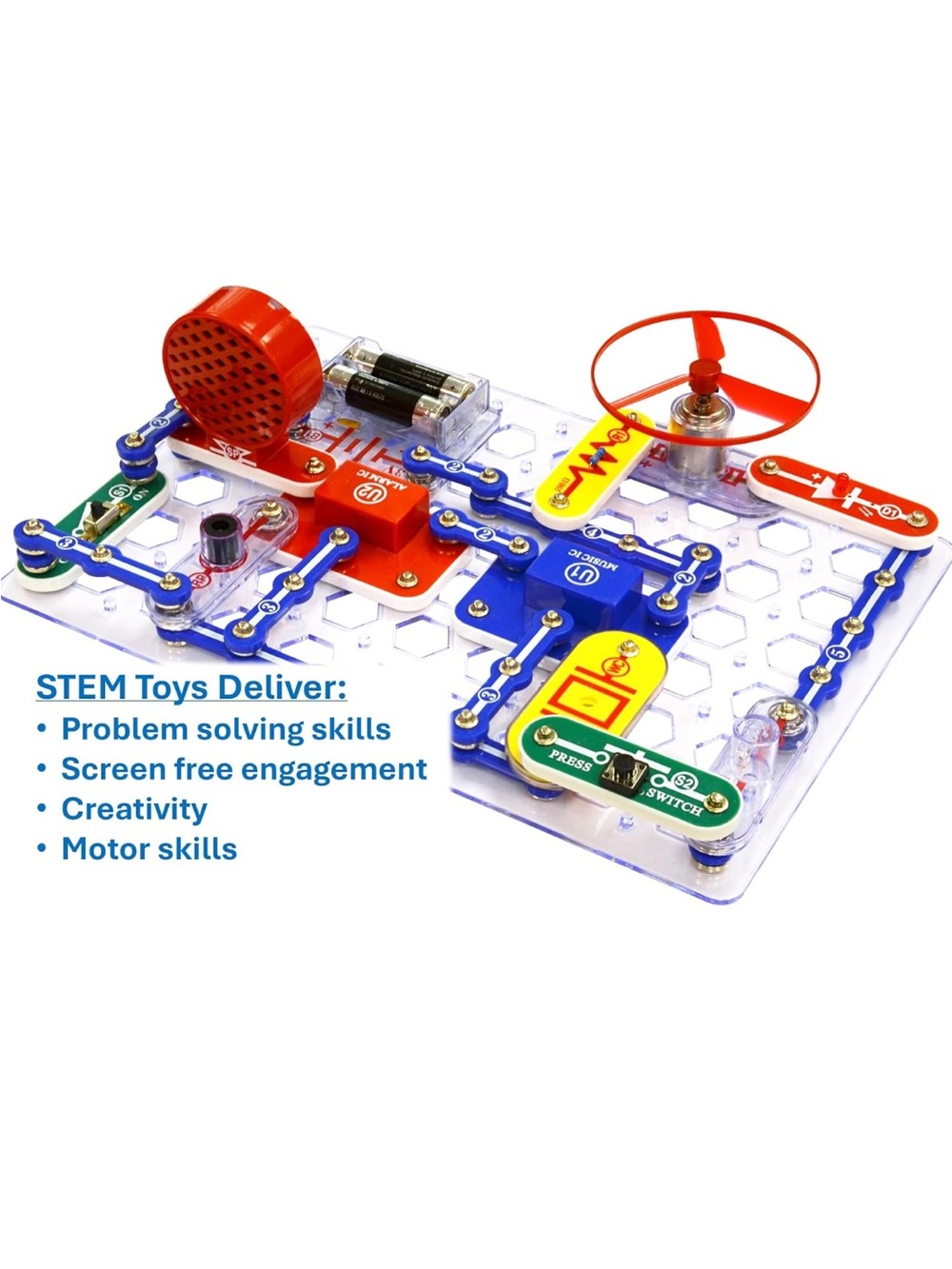 NIB Snap Circuits Jr. SC-100 Electronics Exploration Kit, Over 100 Projects - Picture 3 of 4